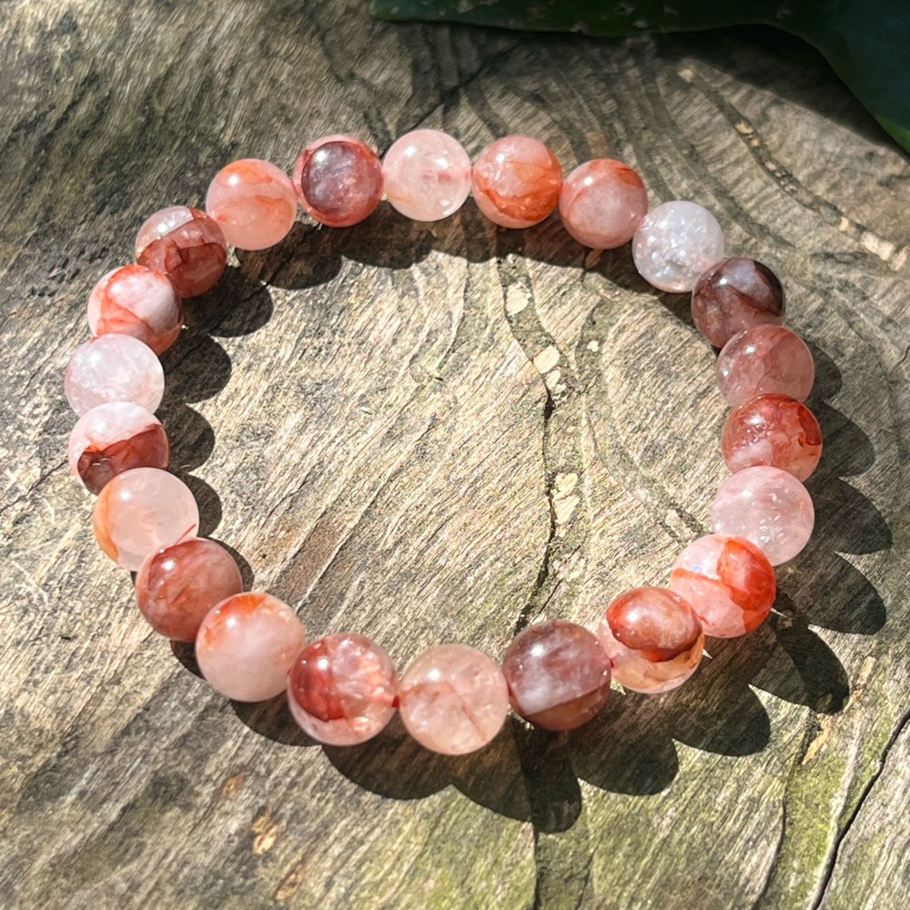 8mm fire quartz bracelet